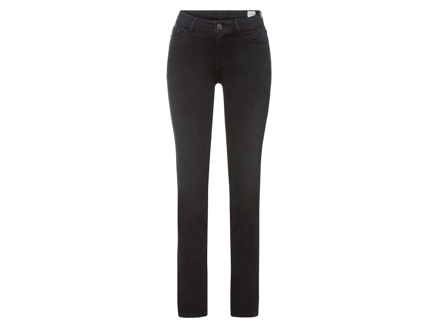 esmara® Damen Jeans Slim Fit (reguläre Länge, schwarz, 34) 34