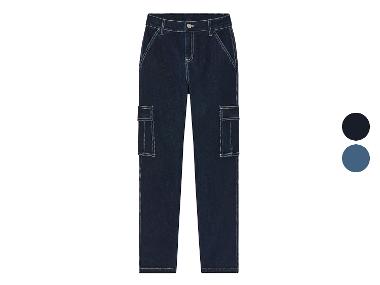 pepperts!® Kinder Jungen Cargo Jeans, Slim Fit, mit normaler Leibhöhe