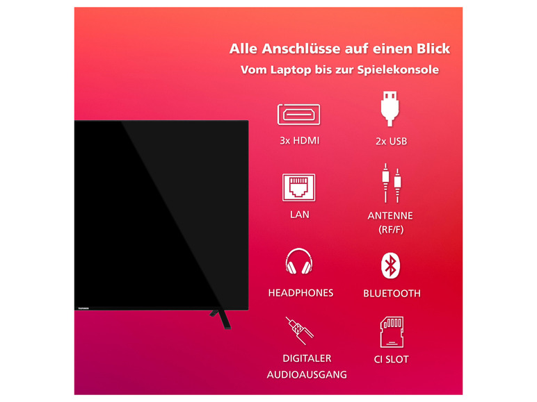 Gehe zu Vollbildansicht: TELEFUNKEN Fernseher »XUTO750S« TiVo Smart TV 4K UHD - Bild 30