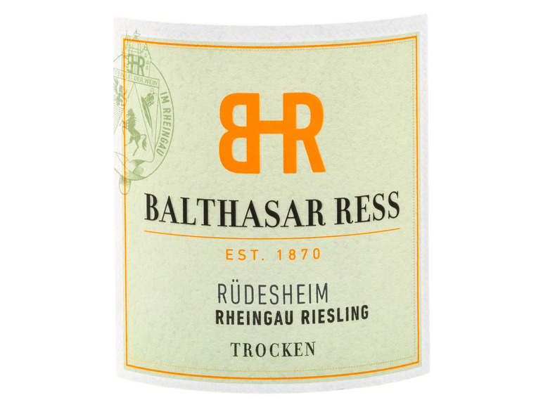 BIO Weingut Balthasar Ress Rüdesheim Rheingau Riesling 2021 Weißwein VDP.Ortswein trocken