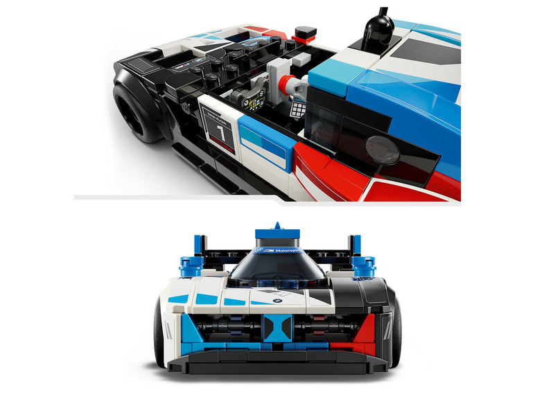 Gehe zu Vollbildansicht: LEGO® Speed Champions 76922 »BMW M4 GT3 & BMW M Hybrid V8 Rennwagen« - Bild 6