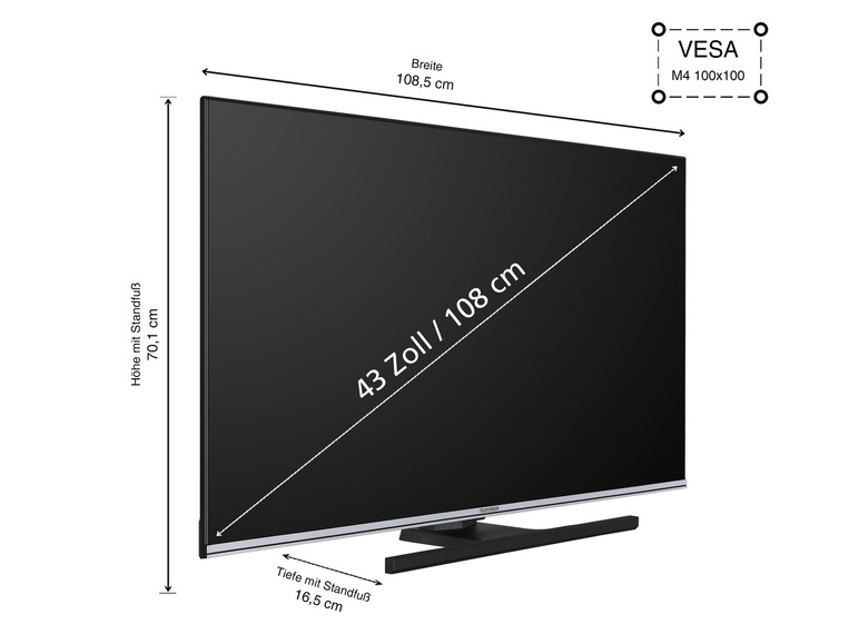 Gehe zu Vollbildansicht: TELEFUNKEN Fernseher »QUAN900M« QLED Android Smart TV 4K UHD - Bild 4