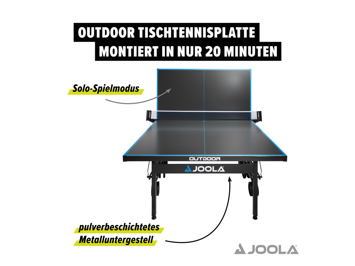 JOOLA Tischtennisplatte inkl. »j500A« Cover Table