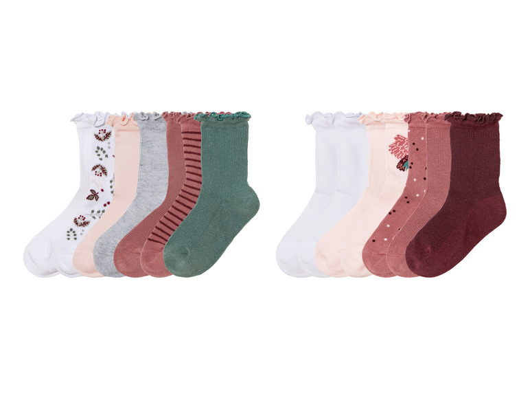 lupilu® Kleinkinder Socken, 7 Paar, mit Bio-Baumwolle