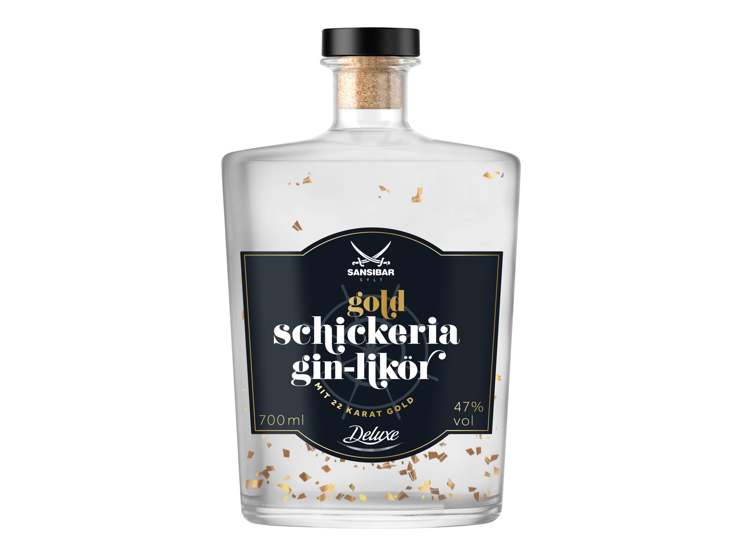 SANSIBAR Schickeria Gin-Likör Vol LIDL 47% mit | Gold