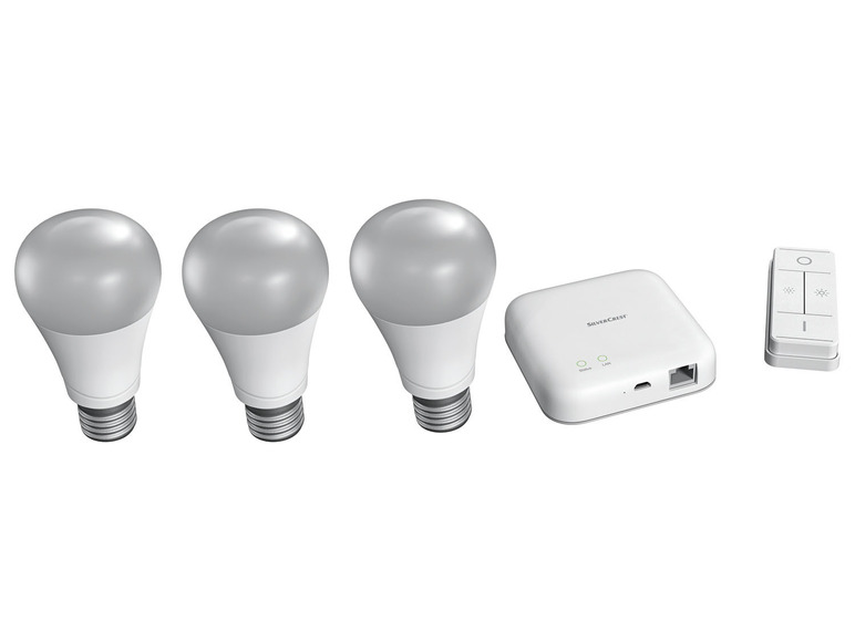 LIVARNO home Starter Kit Gateway »Zigbee Fernbedienung und RGB Home« Leuchtmittel + 3x Smart