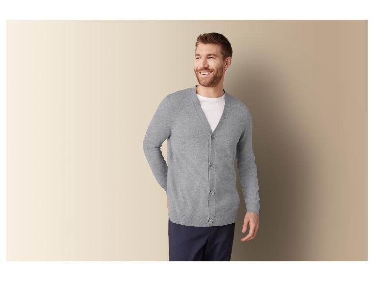 Gehe zu Vollbildansicht: LIVERGY® Herren Cardigan, aus weichem Feinstrick - Bild 3