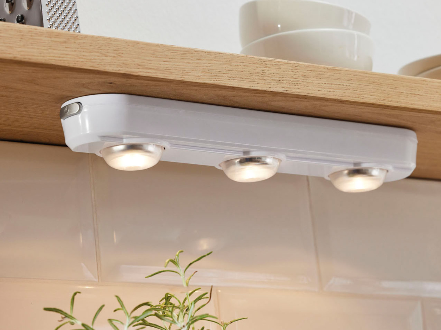 LIVARNO home LED-Unterbauleuchte, schwenkbare Spots, m…
