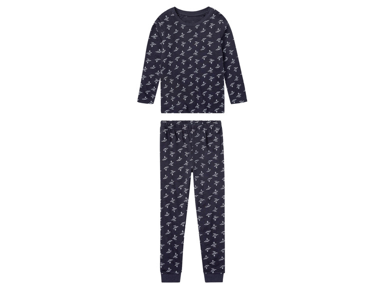 Gehe zu Vollbildansicht: lupilu® Kleinkinder Jungen Pyjama mit Bündchen, lang - Bild 2
