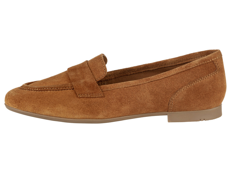 Gehe zu Vollbildansicht: esmara® Damen Leder-Slipper mit Textilfutter - Bild 3