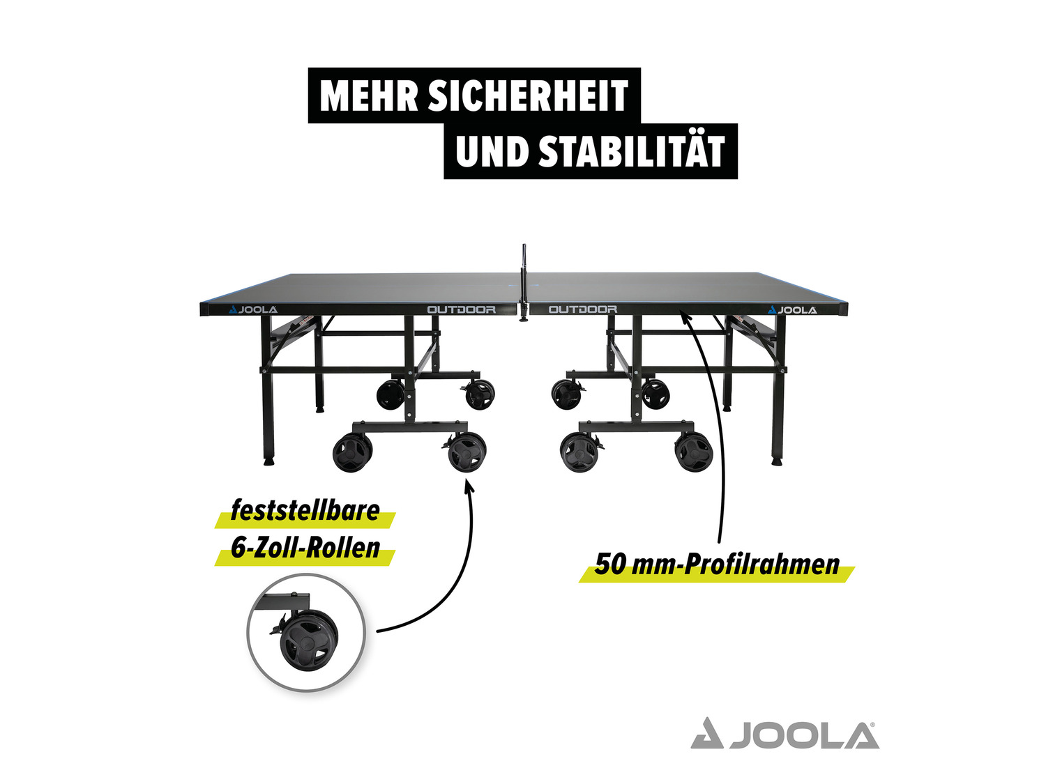 Tischtennisplatte JOOLA »j500A« inkl. Table Cover