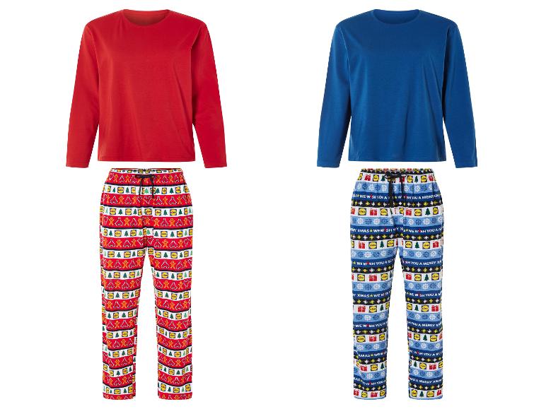 Gehe zu Vollbildansicht: Pyjama mit Lidl-Print - Bild 1