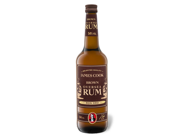 54% Echter Übersee Rum JAMES Vol COOK