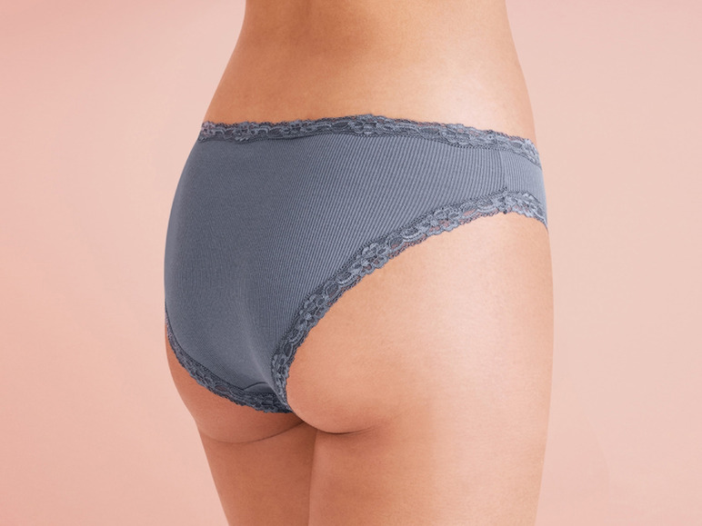 Gehe zu Vollbildansicht: esmara® Damen Slips, 5 Stück, in Ripp-Qualität - Bild 19