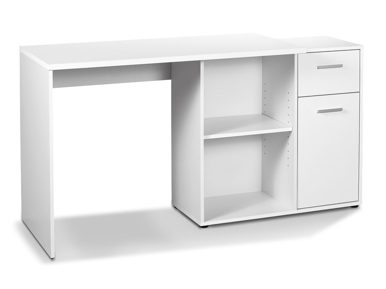 LIVARNO home Schreibtisch mit weiß Schrankelement