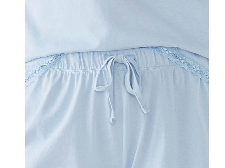 Gehe zu Vollbildansicht: esmara® Damen Pyjama mit Rundhalsausschnitt - Bild 10