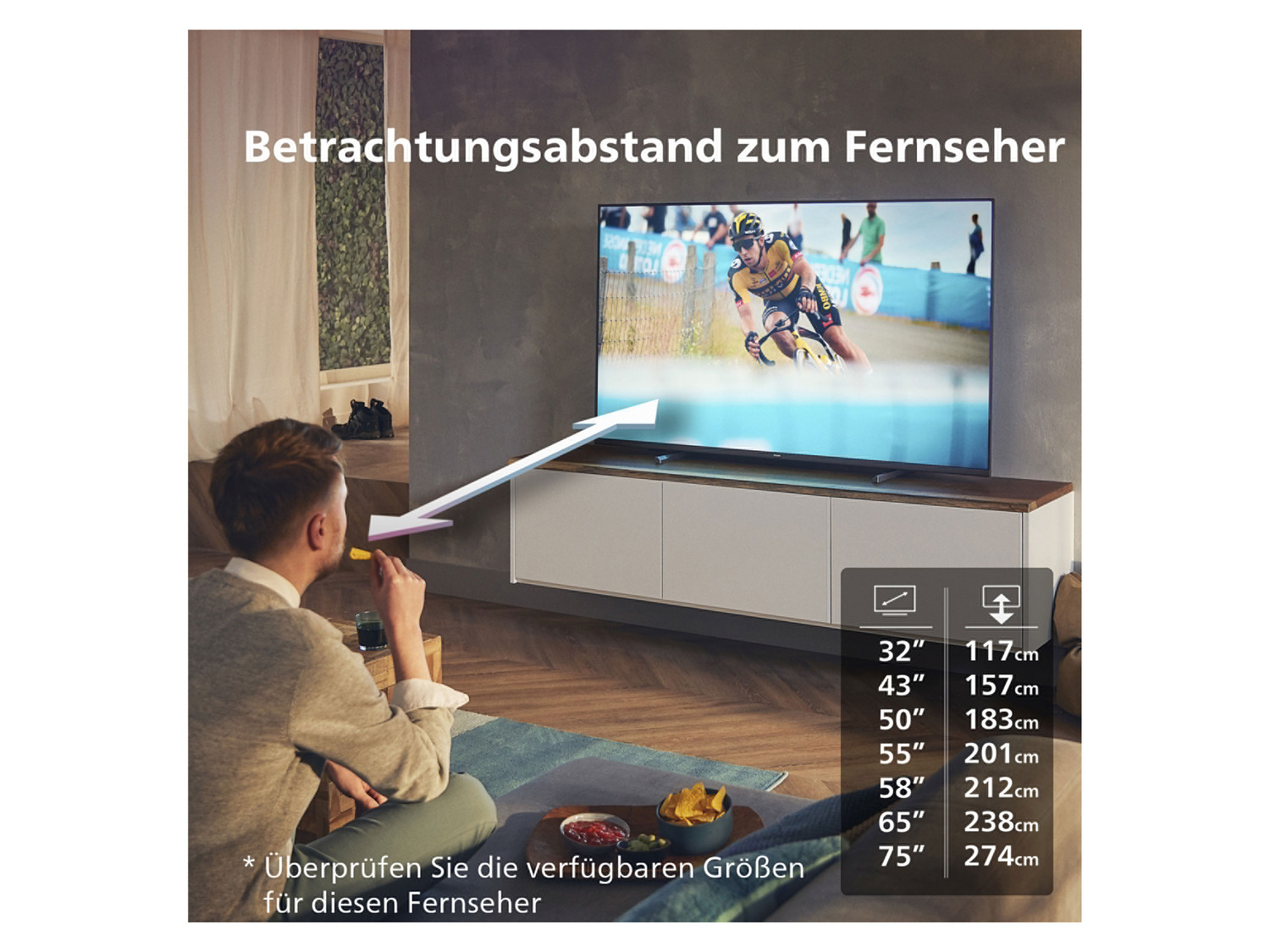 Zoll) cm Fernseher Smart PHILIPS (50 »50pus7608/12« 126 TV