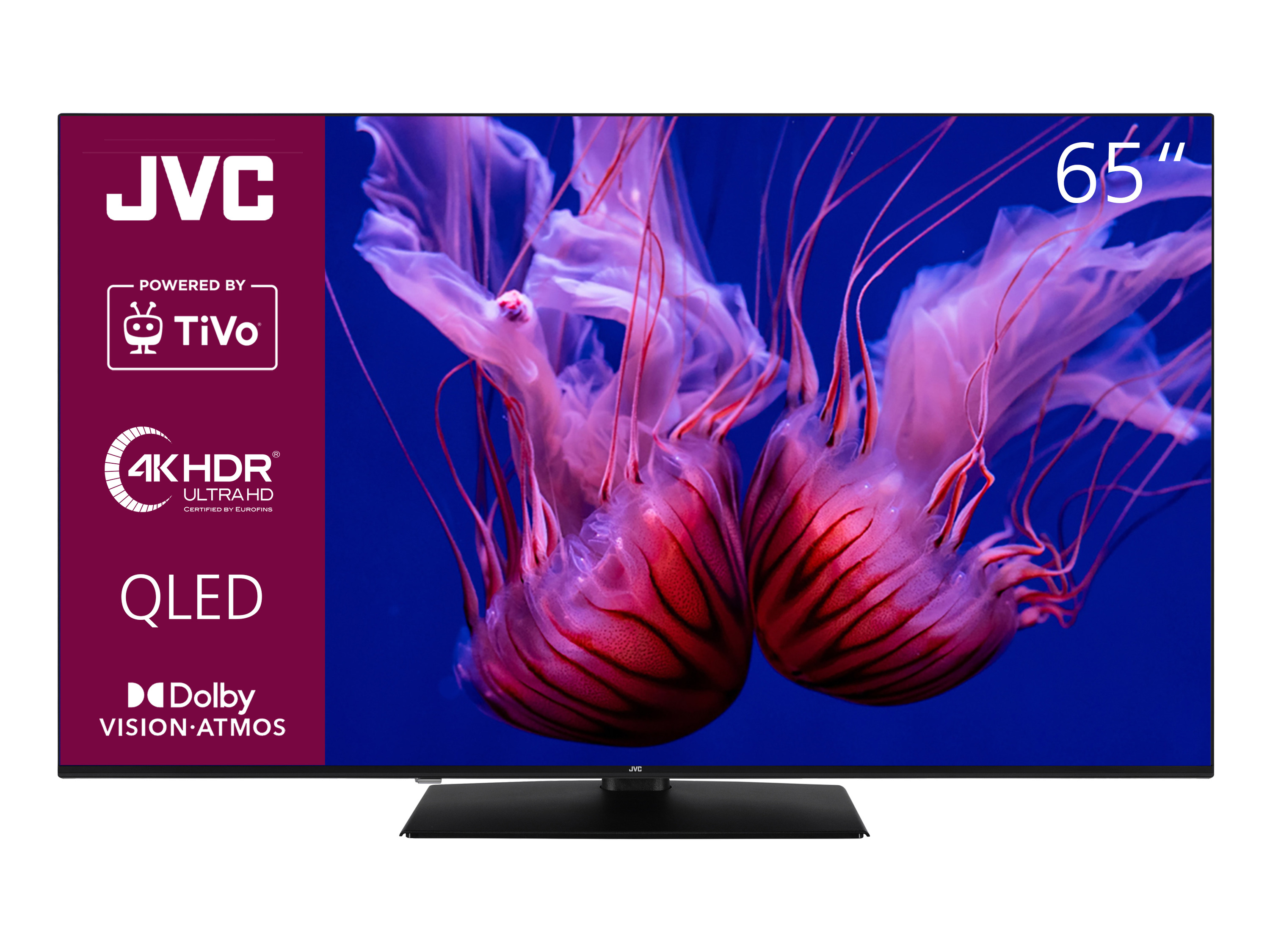 JVC Fernseher LT-VUQ3455 QLED TiVo Smart TV 4K UHD (55 Zoll) 55 Zoll