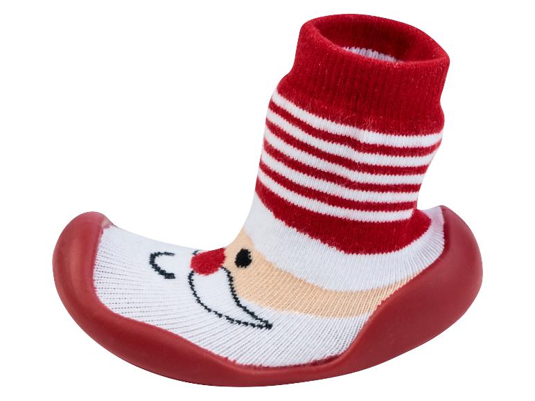 Gehe zu Vollbildansicht: lupilu® Baby Krabbelschuhe mit flexibler Sohle - Bild 3