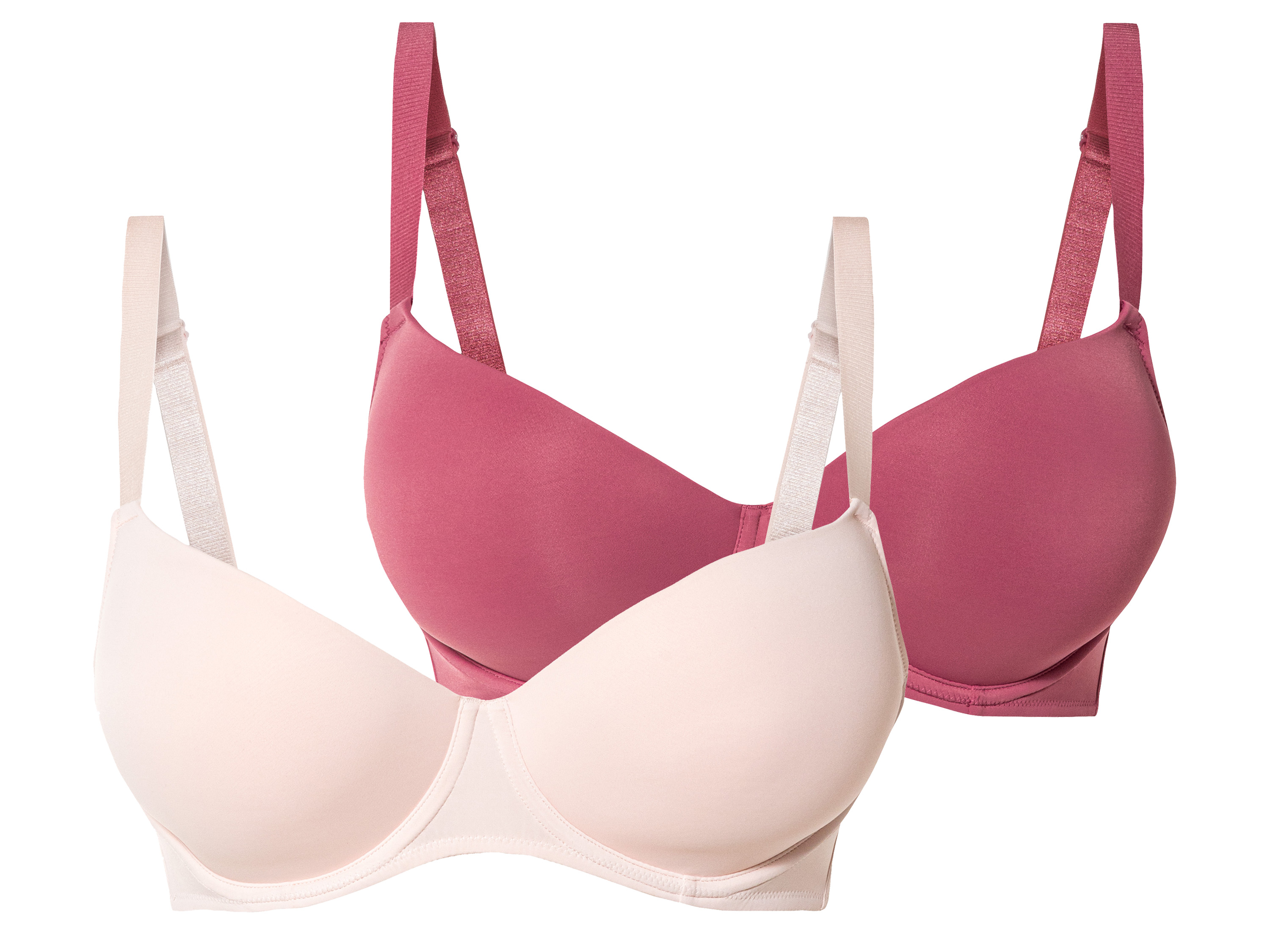 esmara® Damen BH 2er (rot/rosa, 95C) 95C