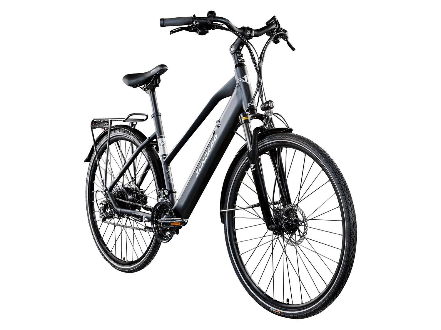 Zündapp Z810 E-Trekkingbike (Damen, schwarz/weiß)