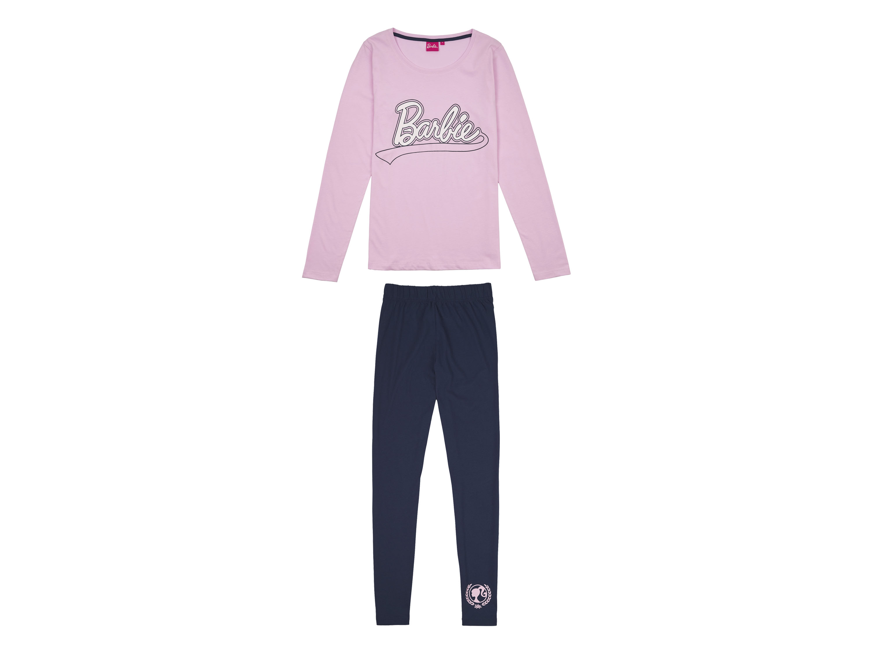 Barbie Damen Pyjama (rosa/navy, M) M