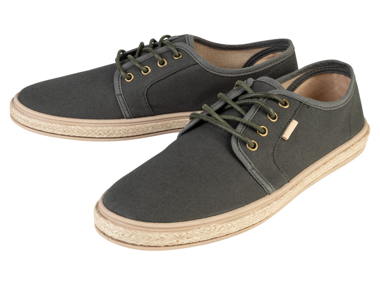 Gehe zu Vollbildansicht: LIVERGY® Herren Freizeitschuhe im Bast-Look - Bild 6