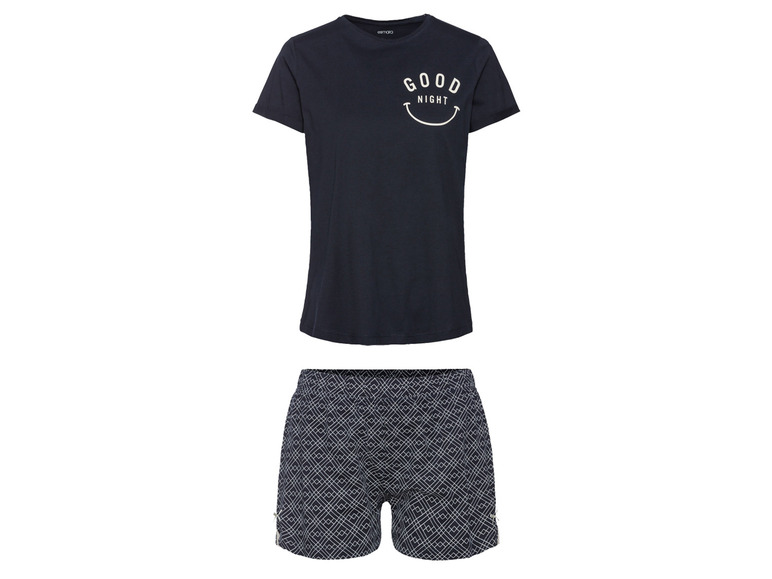 Gehe zu Vollbildansicht: esmara® Damen Shorty Pyjama, mit hohem Baumwollanteil - Bild 11