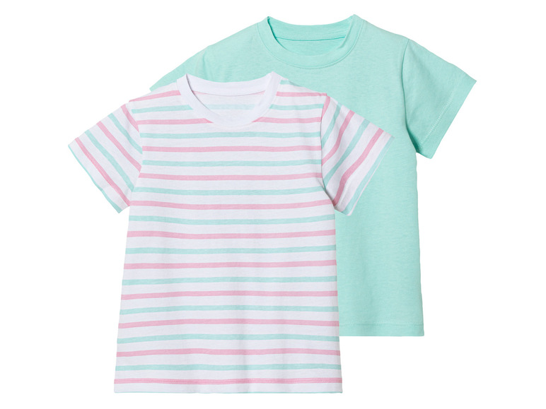 Gehe zu Vollbildansicht: lupilu® Kleinkinder T-Shirts, 2 Stück, aus reiner Baumwolle - Bild 15