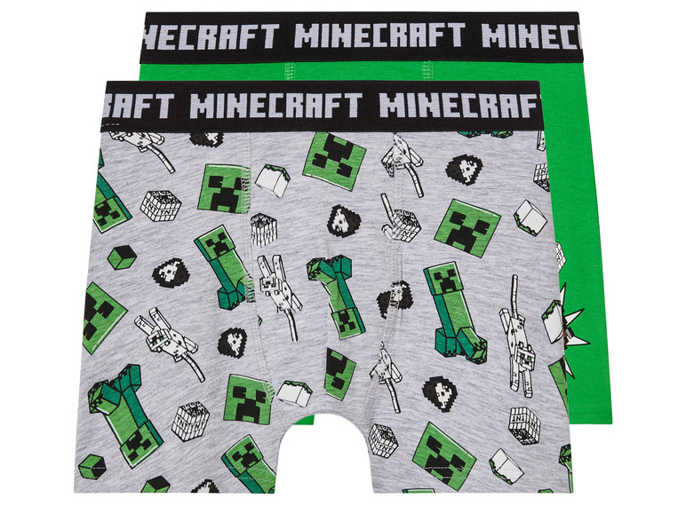 Gehe zu Vollbildansicht: Kinder Boxershorts »Minecraft«, 2 Stück, hoher Baumwollanteil - Bild 5