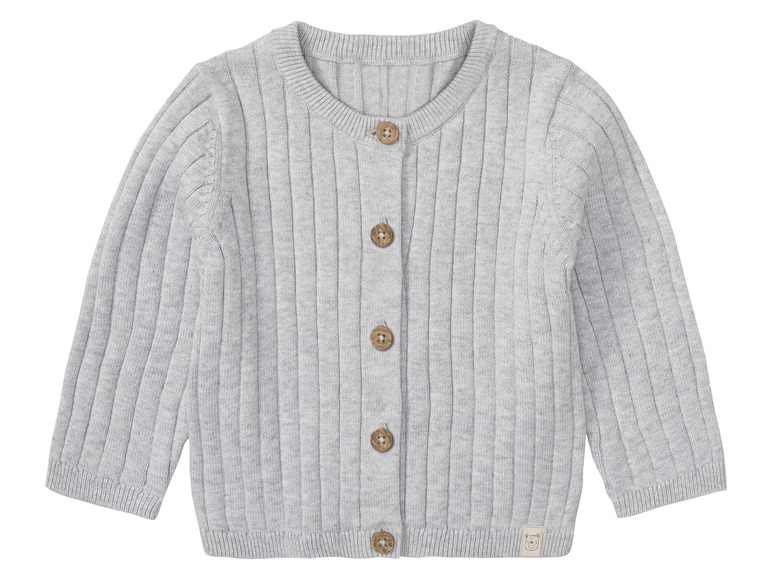 Gehe zu Vollbildansicht: lupilu® Baby Strickjacke aus reiner Bio-Baumwolle - Bild 1