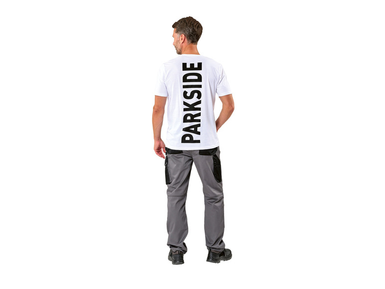 Gehe zu Vollbildansicht: PARKSIDE® Herren T-Shirt aus reiner Baumwolle - Bild 4