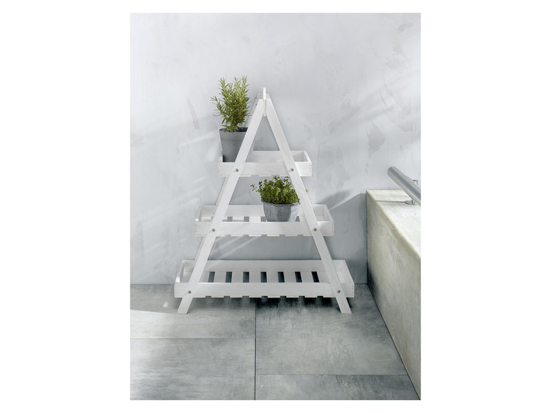Gehe zu Vollbildansicht: LIVARNO home Pflanzentreppe, aus Tannenholz - Bild 3
