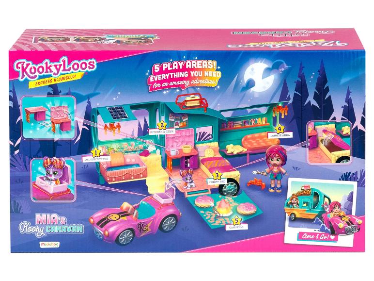 Gehe zu Vollbildansicht: Kookyloos Spielfigur-Set »Mia's Caravan«, inkl. farbenfrohem Zubehör - Bild 9