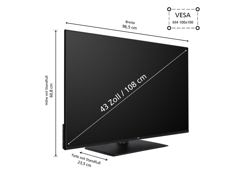 Gehe zu Vollbildansicht: JVC Fernseher »LT-VUQ3455« QLED TiVo Smart TV 4K UHD - Bild 4