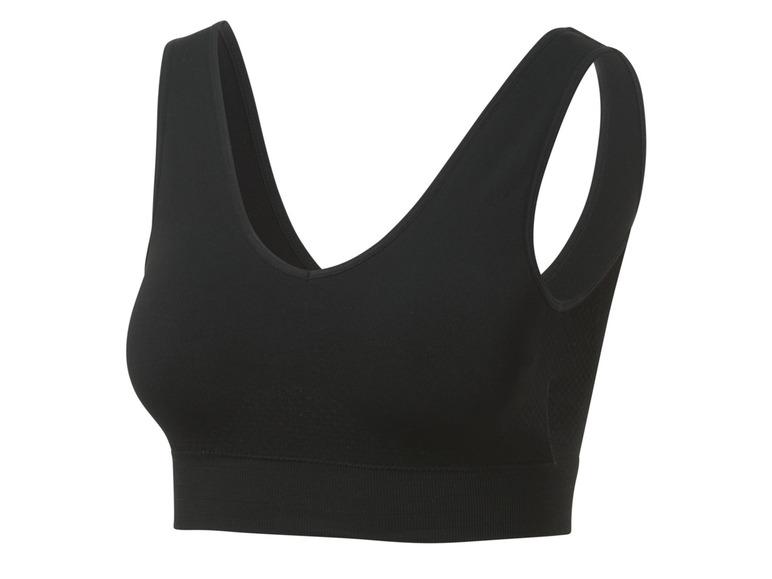 Gehe zu Vollbildansicht: CRIVIT Damen Seamless-Sportbustier, Medium-Level, mit dynamischer Kühltechnologie - Bild 2