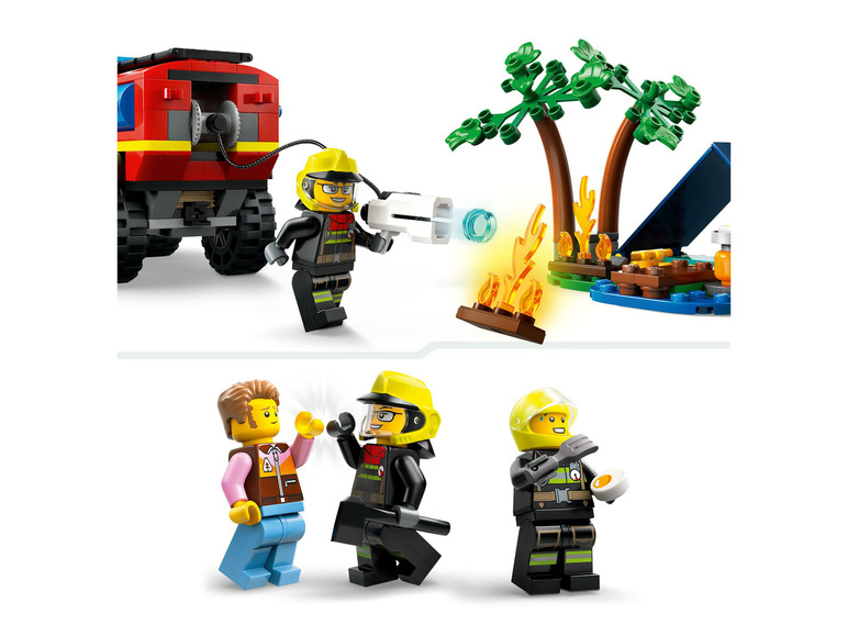 Gehe zu Vollbildansicht: LEGO® City 60412 »Feuerwehrgeländewagen mit Rettungsboot« - Bild 4