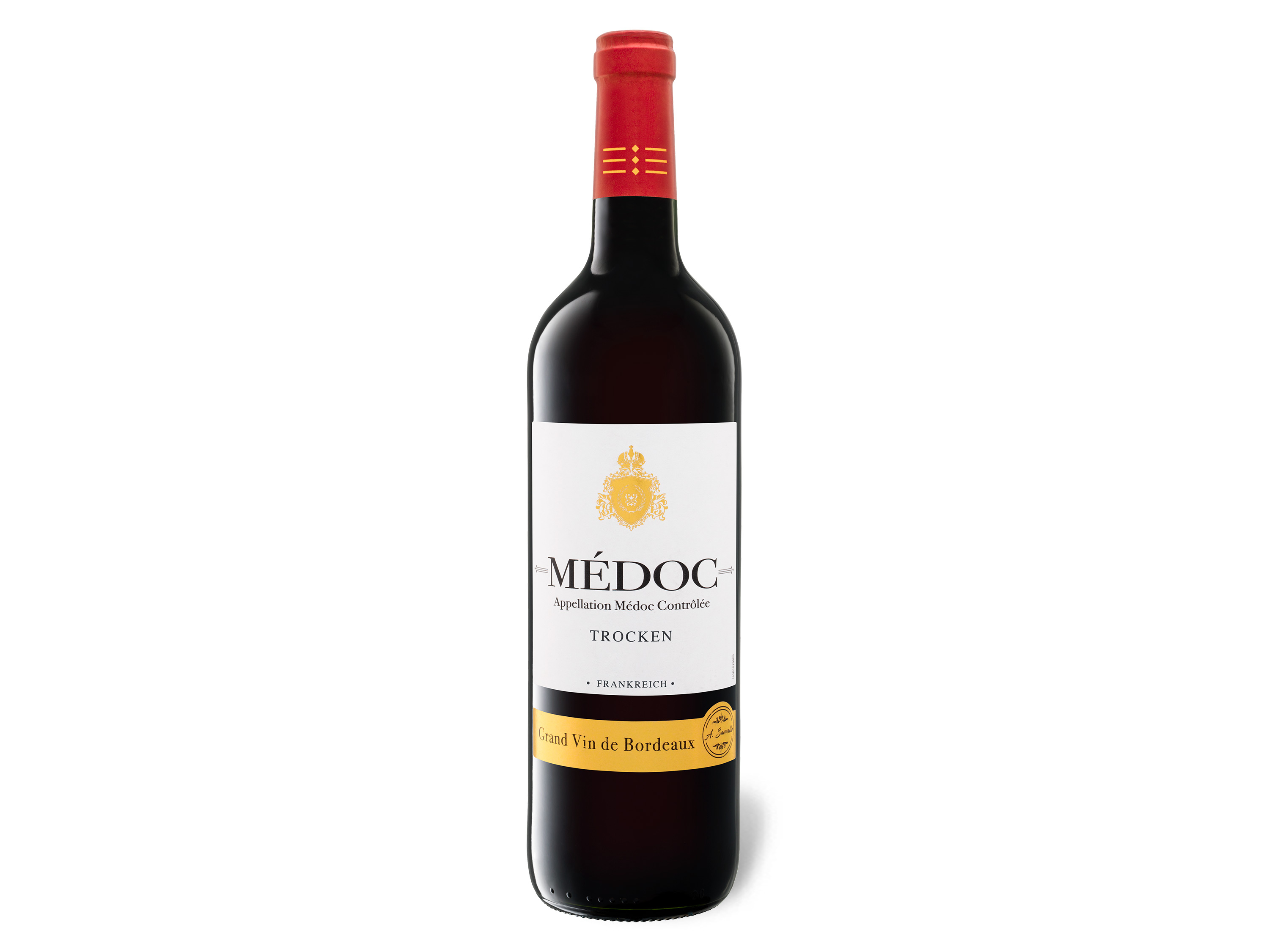 Médoc AOC trocken, Rotwein 2021 - Mindestbestellmenge: 6 Wein & Spirituosen Lidl DE