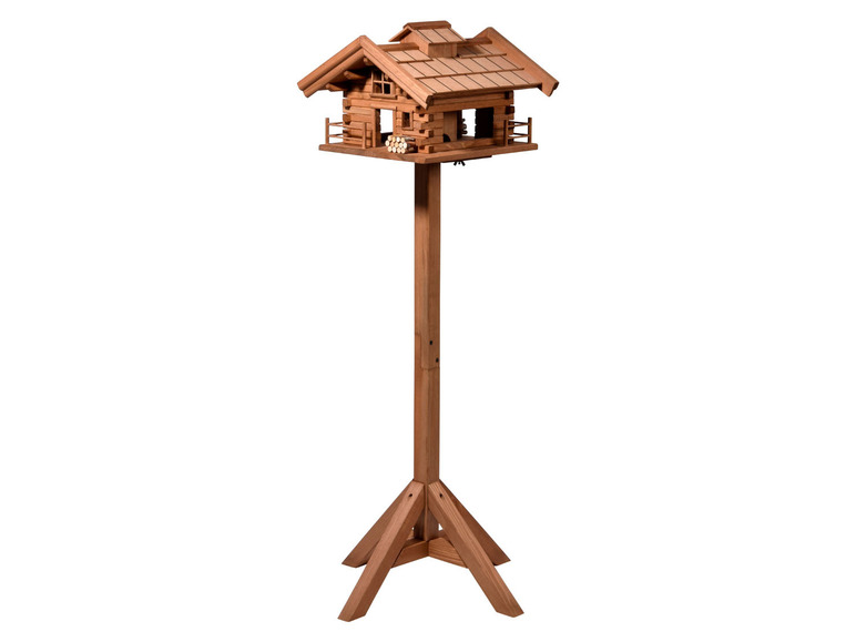 Vogelfutterhaus H inkl. 117 cm, Holz Standfuß, aus »Tirol«, dobar