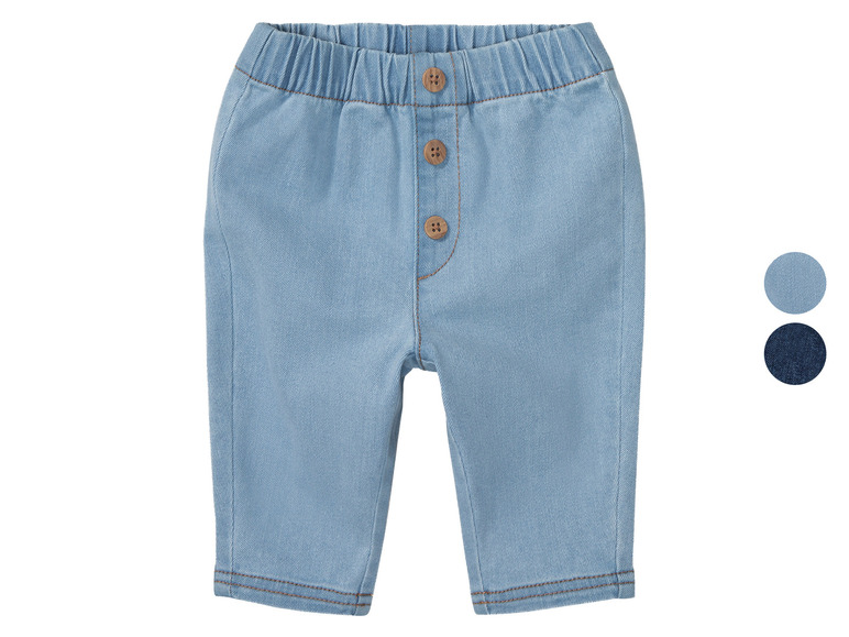 Gehe zu Vollbildansicht: lupilu® Baby Jeans mit Zierknopfleiste - Bild 1