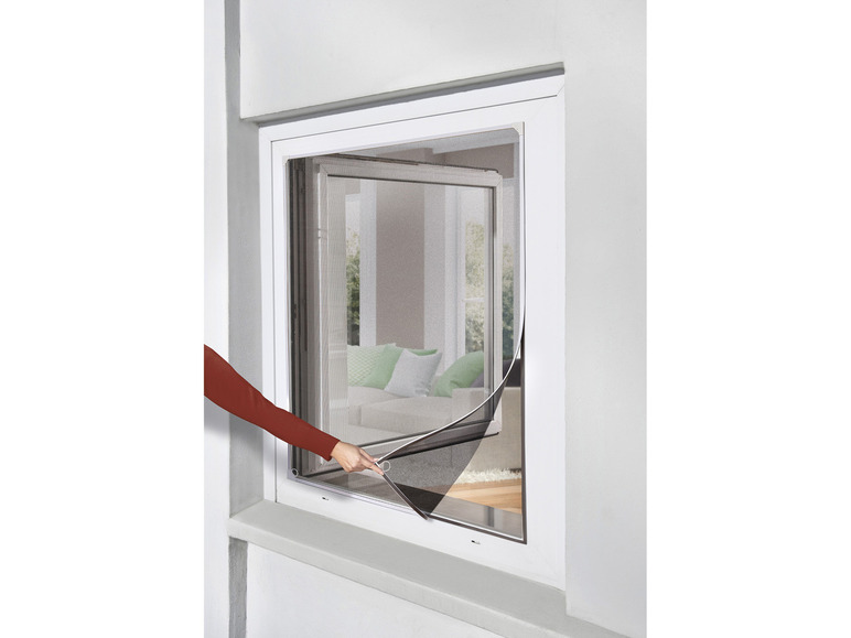 Gehe zu Vollbildansicht: LIVARNO home Insektenschutzfenster, 110 x 130 cm, magnetisch - Bild 1