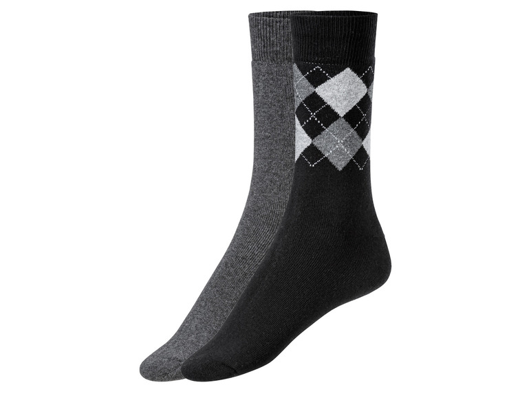 Gehe zu Vollbildansicht: LIVERGY® Herren Thermosocken, 2 Paar, mit Bio-Baumwolle - Bild 2