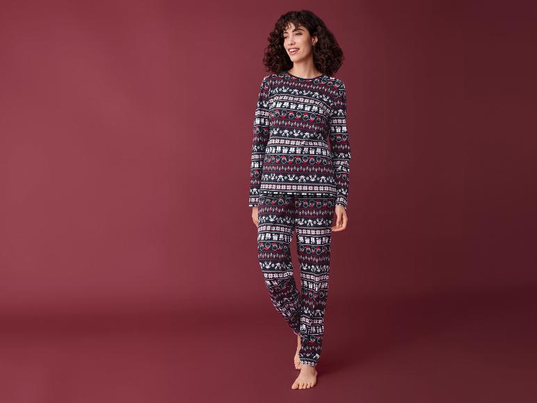 Gehe zu Vollbildansicht: esmara® Damen Pyjama mit weihnachtlichem Motiv - Bild 8