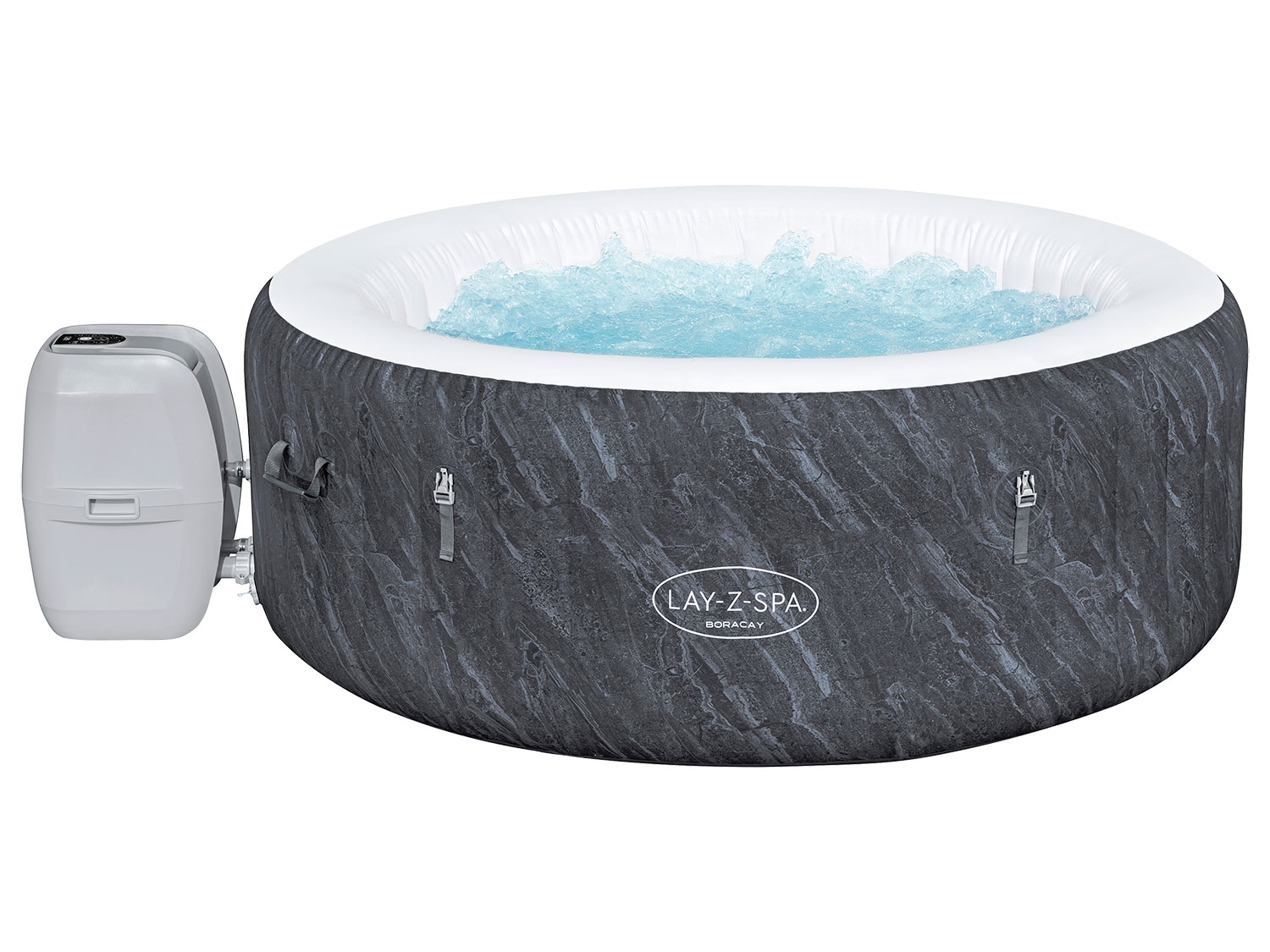 Bestway LAY-Z-SPA WLAN-Whirlpool Boracay AirJet Ø 180 x 66 cm, rund