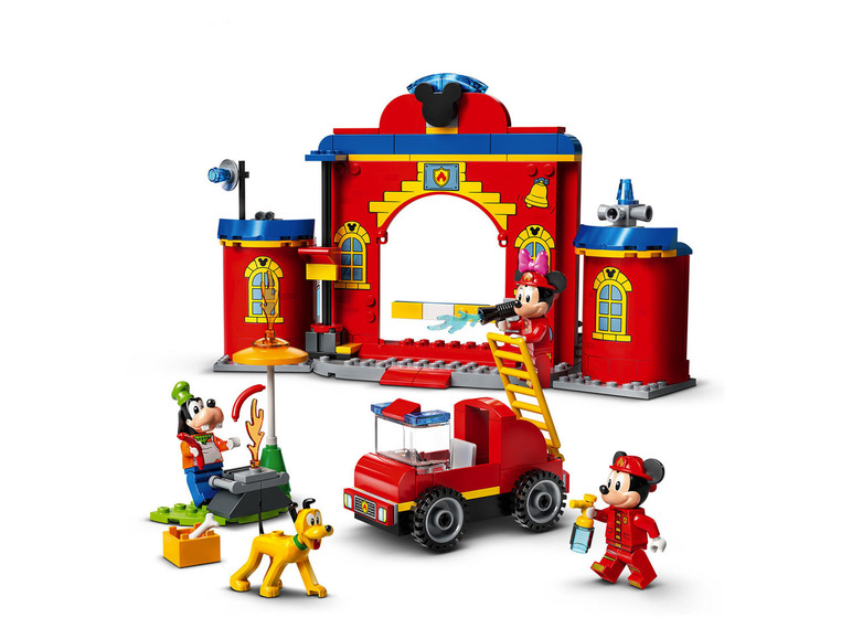 Gehe zu Vollbildansicht: LEGO® Micky and Friends 10776 »Mickys Feuerwehrstation und Feuerwehrauto« - Bild 7