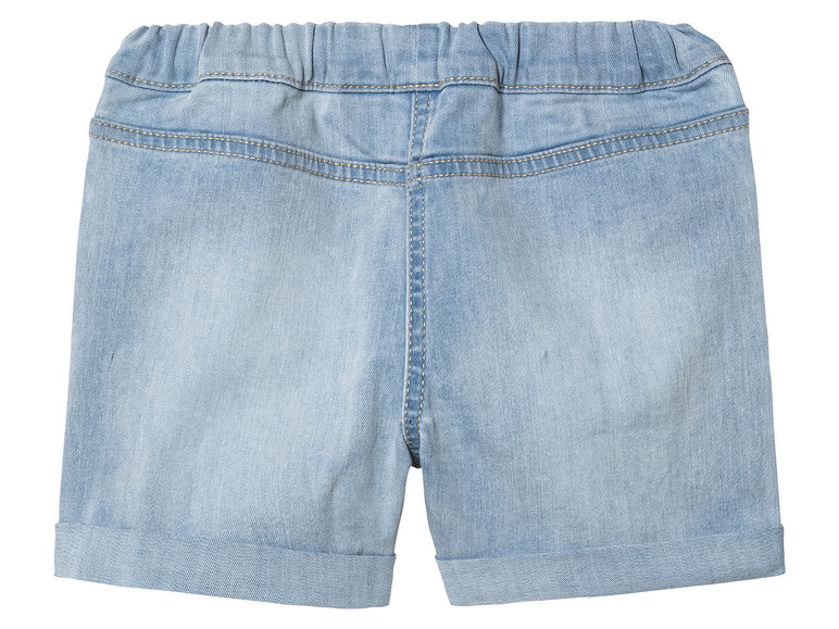 Gehe zu Vollbildansicht: lupilu® Kleinkinder Denimshorts, 2 Stück, mit elastischem Bund - Bild 4