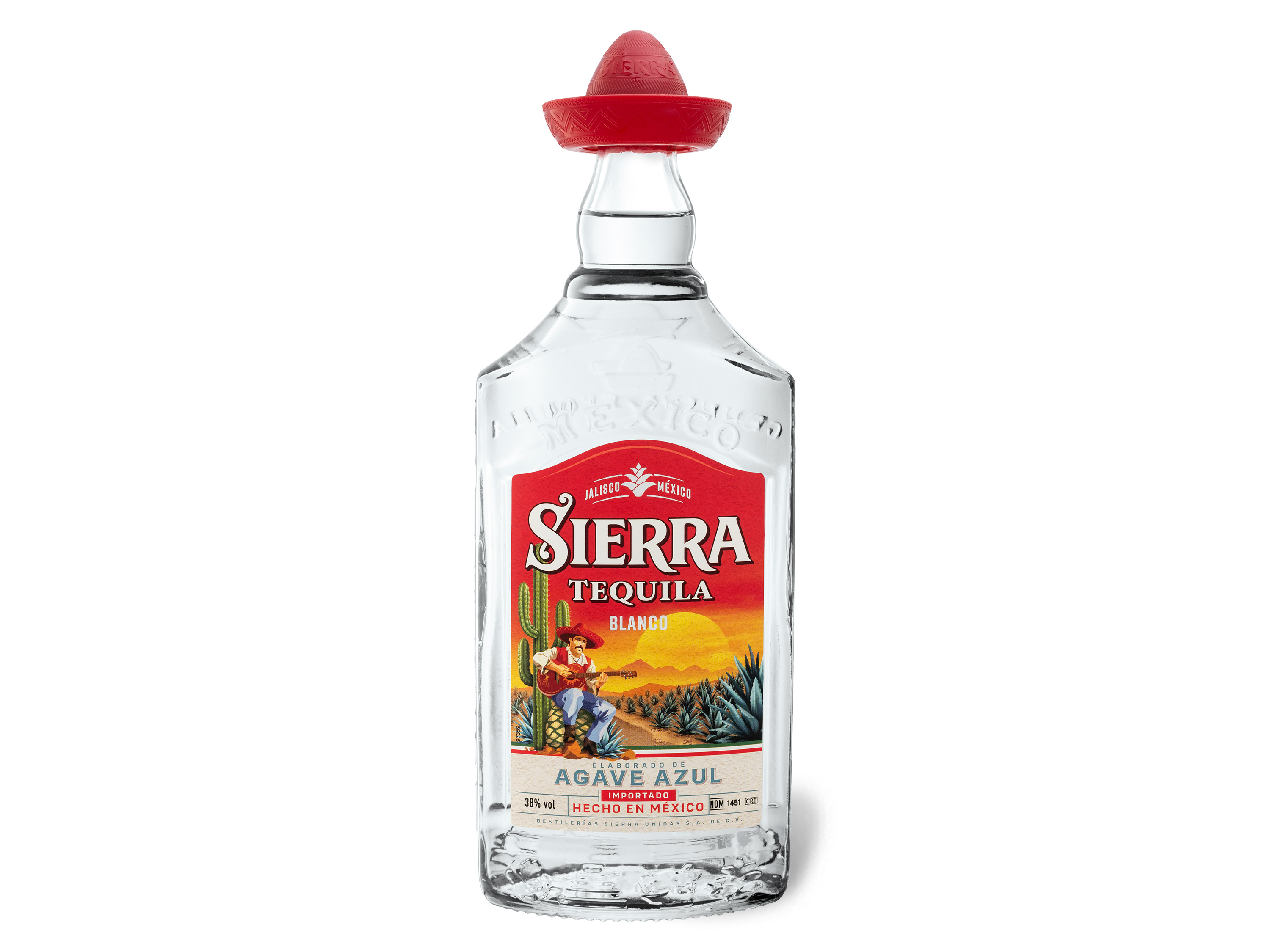 Sierra Tequila Blanco 38% Vol