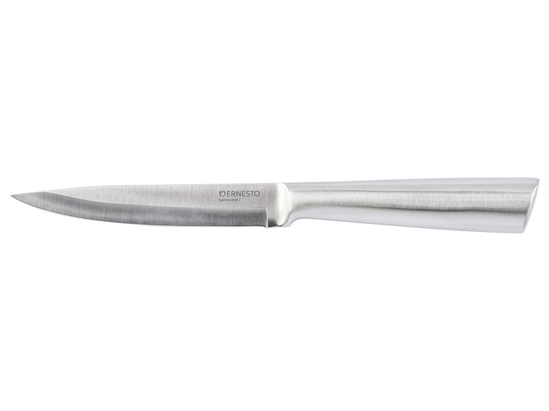 Gehe zu Vollbildansicht: ERNESTO® Messer mit Bambus-Griff, Edelstahl-Griff - Bild 3