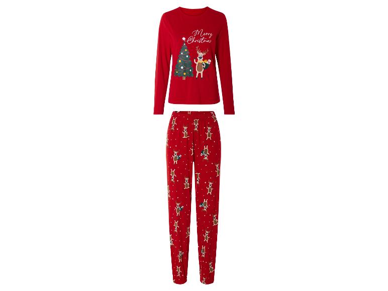 Gehe zu Vollbildansicht: esmara® Damen Pyjama mit weihnachtlichem Motiv - Bild 11