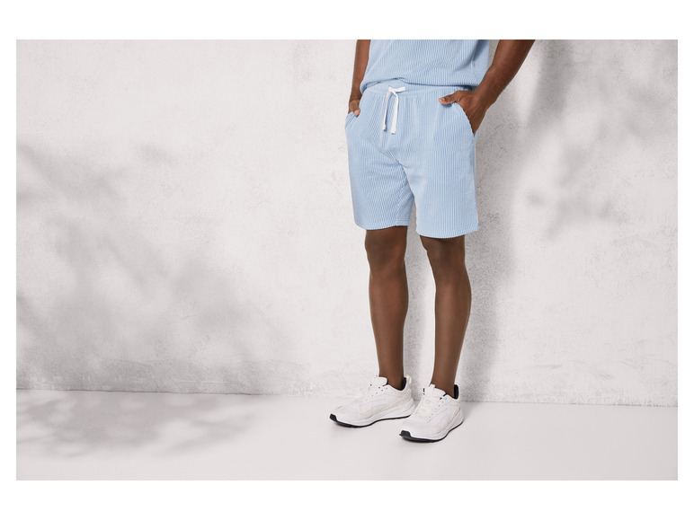 Gehe zu Vollbildansicht: LIVERGY® Herren Shorts mit Seersucker-Qualität - Bild 3